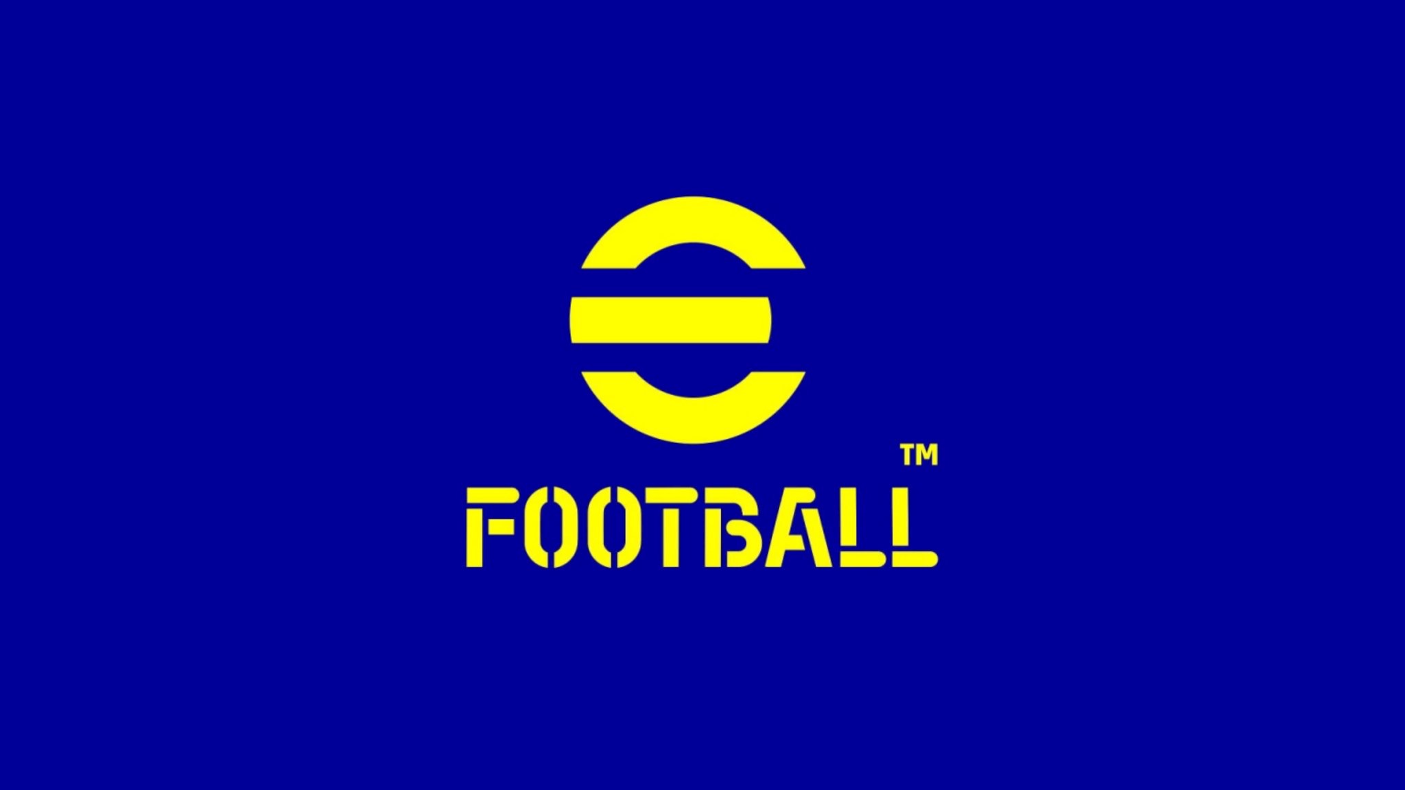 「eFootball™ 2023」のオープニング画面のロゴ